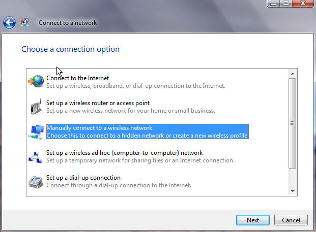 Vista Wireless Network Properties Show Characters