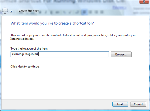 Watching The Net Create Customize Shortcut For Running Windows Disk Cleanup Watching The Net Create Customize Shortcut For Running Windows Disk Cleanup