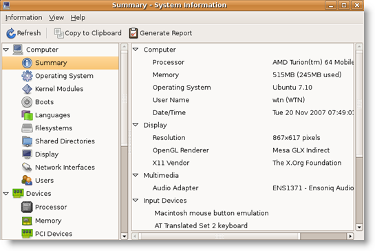How Can I Find My Hardware Details Ask Ubuntu